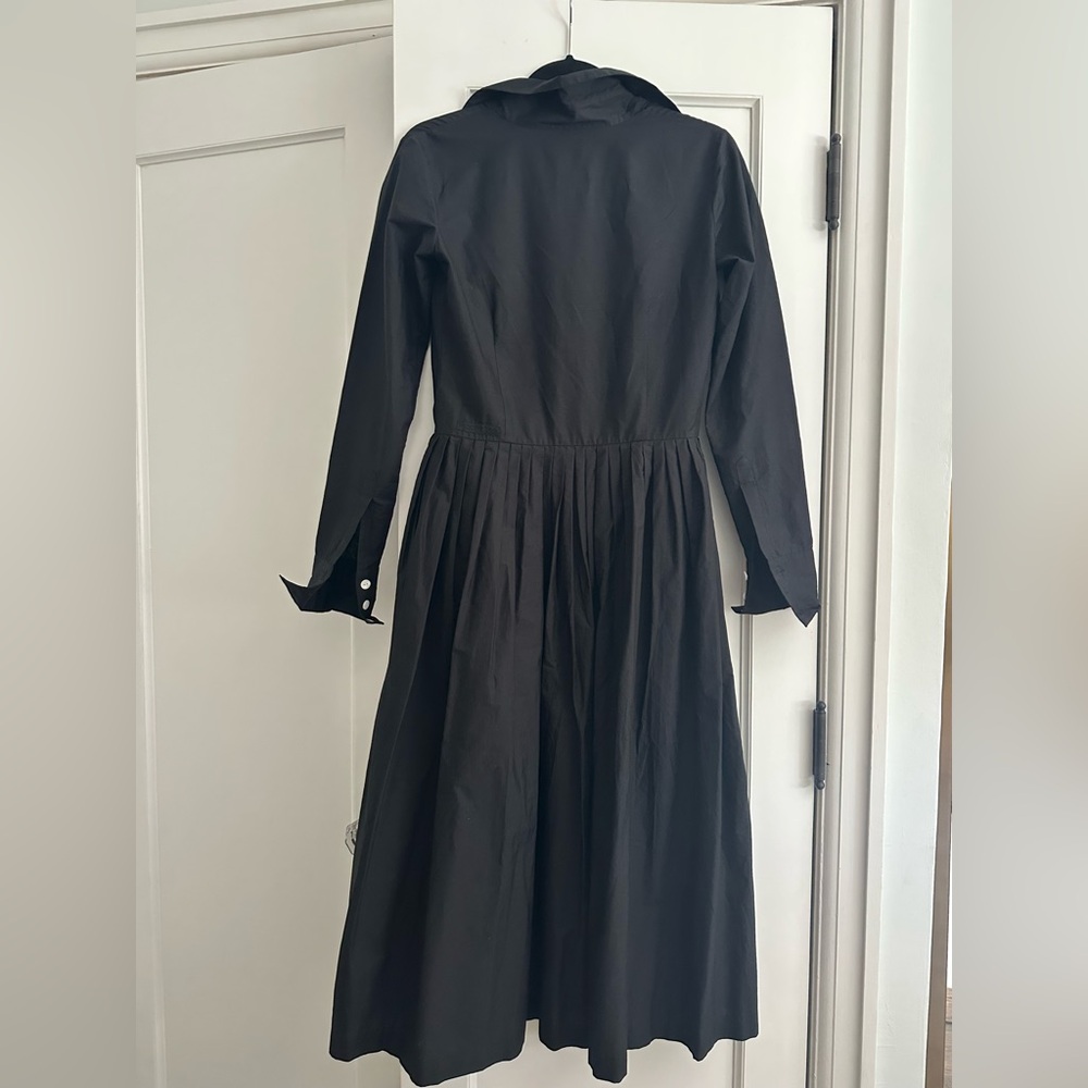 Room 502 Button-Front Black Long Sleeve Shirt Dress - Picture 3 of 10